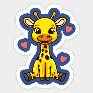 Baby Giraffe Sticker